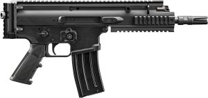 FN SCAR 15P black 5.56 pistol with 7.5 inch barrel and Picatinny rail