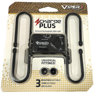 Viper Charge Plus rechargeable target bar sight light with control dial and mounting fittings