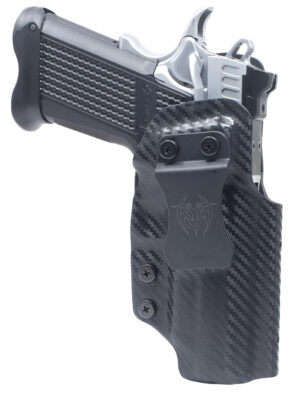 Black Boltaron Fusion XP Pro IWB/OWB holster by UM Tactical with belt clip, right hand