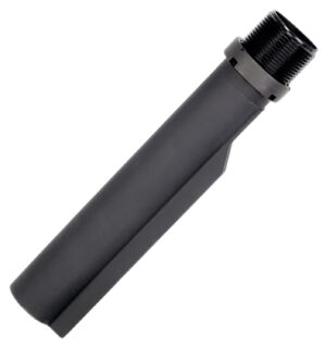 Black anodized White Label Armory H1 AR-15 carbine buffer with mil-spec cylindrical body