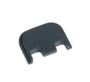 Black aluminum slide cover plate for Glock 17 and 19 pistol