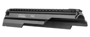 Black aluminum FAB Defense FX-PDCAK AK/AKM dust cover with milled Picatinny scope mount rail on top