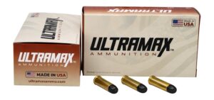 Box of ULTRAMAX 45 Colt 200 grain round nose flat point cowboy ammo