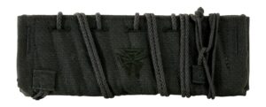 Black Burn Proof Gear 5.5x1.1 suppressor cover for Mask HD, Sparrow, and Oculus rimfire cans
