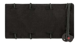 Black Burn Proof Gear Rail-Rap Heavy Kevlar rail cover with bungee lacing