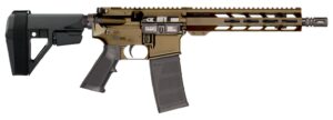 POF P-15 AR pistol with burnt bronze receiver, black barrel and SB Tactical brace
