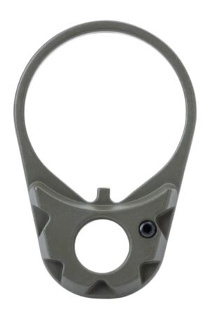 Armaspec ARM6511-ODG aluminum QD end plate in OD Green with built-in sling socket