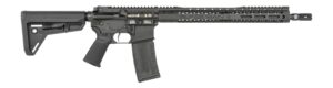 Black Rain Ordnance SSP 5.56 AR-15 rifle with black Cerakote finish and Magpul stock