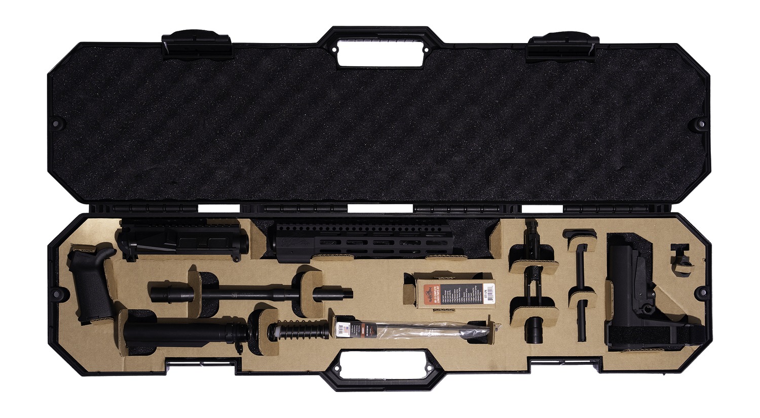 Black anodized San Tan Tactical 11.5 inch AR-15 upper kit with M-LOK handguard and billet receiver