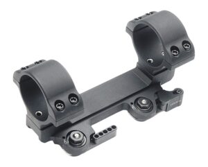LaRue LT111-34 OBR QD scope mount in black with 34mm rings and quick-detach levers