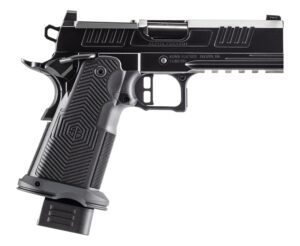 Alpha Foxtrot AF1911 Romulus 9mm pistol with black DLC slide and polymer grip