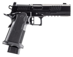 Alpha Foxtrot AF1911 Romulus 9mm double stack pistol with black DLC finish and ported barrel
