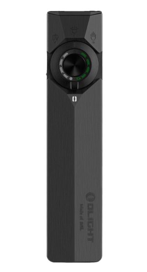 Olight ArkPro Ultra Class 3R black EDC flashlight with pocket clip displayed