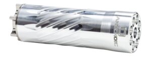 Anechoic PipSqueak 22 Rimfire Suppressor 1/2x28 Raw Aluminum PSQ-RA