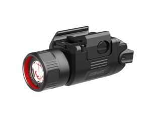 Coast PTX35R compact dual-beam pistol light with Snap Focus mechanism and Tru-Fit mounting