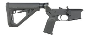 Ruger AR complete lower receiver, black forged aluminum, mil-spec