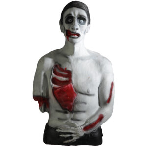 Delta McKenzie Undead Fred 3D zombie archery target standing in a backyard setting