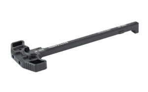 Black BAD RACK Mod C ambidextrous AR-15 charging handle with billet aluminum sliding latch