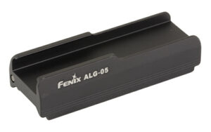 Fenix ALG-05 black pressure switch mount attached to Picatinny rail
