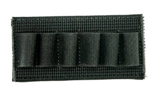 Black GFI Kenai ammo carrier mounted laterally, elastic shell loops visible