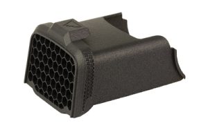 Black One Hundred Concepts HexCap EXPS snap-fit kill flash ARD with hexagonal honeycomb lattice for EOTech optics