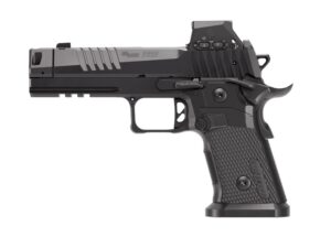 Black Sig Sauer P211-GTO 9mm pistol with compensator and ROMEO-X Pro red dot