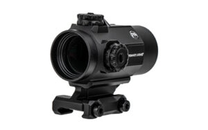 Primary Arms SLx MD-25 Gen II 2 MOA microdot red dot sight in black with riser mount