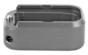 Taran Tactical Innovations gray aluminum +3/4 base pad for Glock magazines