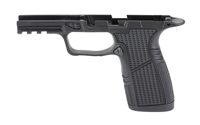 Black Tyrant CNC P365 X-Macro grip module with textured grip and integrated rail
