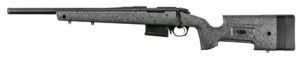 Bergara B-14R HMR Trainer left hand 22LR bolt action rifle with gray and black adjustable stock