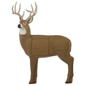GlenDel Full-Rut Buck 3D archery target, lifelike brown whitetail deer with large antler rack