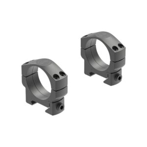 Leupold Mark 4 35mm medium matte black aluminum scope rings, two-piece Picatinny cross-slot set