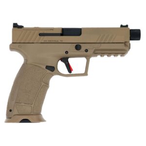 Tisas PX-9 Gen 3 Duty-TH FDE 9mm pistol with threaded barrel and optic-cut slide
