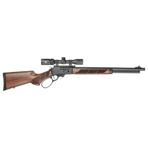 S&W Model 1854 Walnut Scoped Combo lever action rifle with mounted Vortex scope