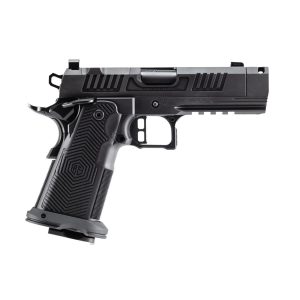 Alpha Foxtrot AF1911 Romulus 9mm pistol with black DLC finish and ported bull barrel