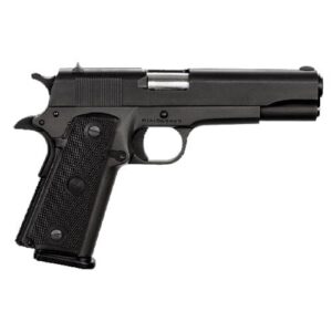 Rock Island M1911-A2 GI Standard HC .45 ACP pistol with parkerized finish and black grips