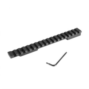EGW HD Winchester Model 70 one-piece Picatinny rail scope base in matte black 0 MOA