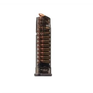 ETS 21-round carbon smoke translucent polymer magazine for SIG Sauer P320 9mm