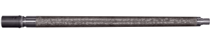Proof Research Q Fix prefit carbon fiber barrel in graphite and silver finish, 20 inch .22 Creedmoor