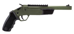 Rossi Brawler .410/45 Colt single-shot pistol with 9 inch barrel in OD Green Cerakote finish