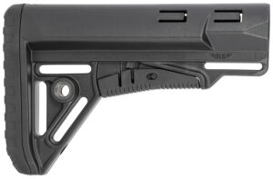 NcStar Sharp Mil-Spec collapsible AR-15 stock in black polymer with side QD sling base