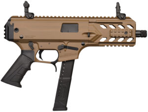 GForce Arms Blade6 9mm pistol with FDE receiver, 6 inch threaded barrel