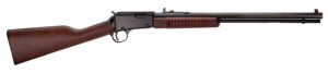 Henry H003TM pump action 22 WMR rifle with octagon barrel and walnut stock