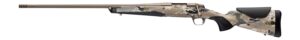 Browning 036125211 X-Bolt 2 Speed Full Size 243 Win 4+1 22" Smoked Bronze Cerakote Fluted Threaded Barrel & Steel Drilled & Tapped Receiver, Ovix Camo w/Black Overmold Adj Vari-Tech Synthetic Stock, L