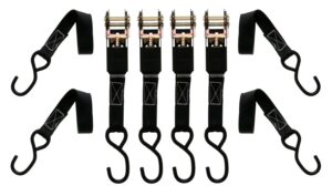 MUDDY MUD-SDRS10-4PK  1"X10'STD DUTY RATCHET STRAP