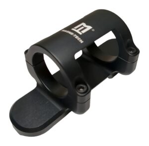 Magne-Tech MT-360 universal magnetic flashlight mount in black anodized 7075 aluminum for 1-inch lights