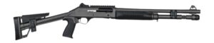 Panzer Arms M4 Tactical 12 gauge shotgun with gray receiver and black skeleton stock