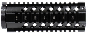 Aim Sports MT060 black anodized aluminum quad rail free float AR-15 handguard with Picatinny rails