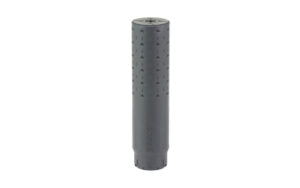 Black Gemtech Neutrino .30 cal titanium suppressor with sculpted 3D-printed tube
