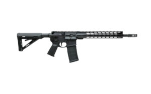 Black Lantac SF15 Patrol AR-15 rifle with 16 inch barrel and M-LOK handguard